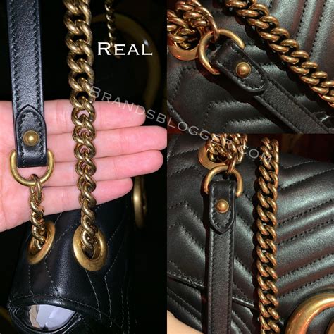 cintura gucci marmont falsa vs vera|how to check gucci marmont bag.